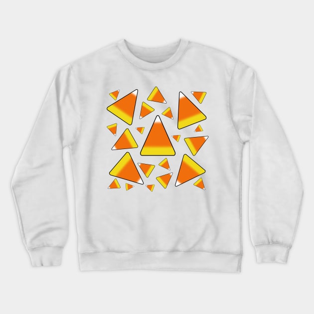 Candy Corn Crewneck Sweatshirt by BlakCircleGirl